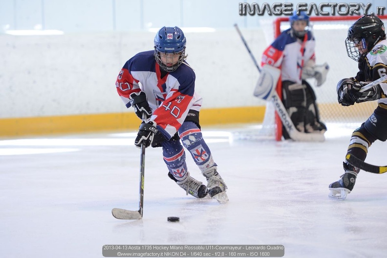 2013-04-13 Aosta 1735 Hockey Milano Rossoblu U11-Courmayeur - Leonardo Quadrio.jpg